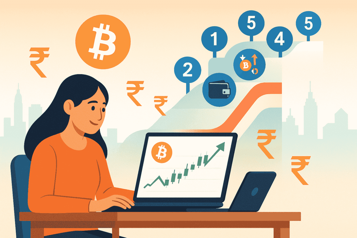 You are currently viewing What Is Bitcoin Trading and How Does It Work for Beginners in India? (5 Easy Steps)